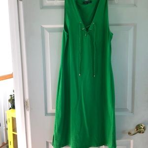 Lauren Ralph Lauren Green Shift Dress Size Small
